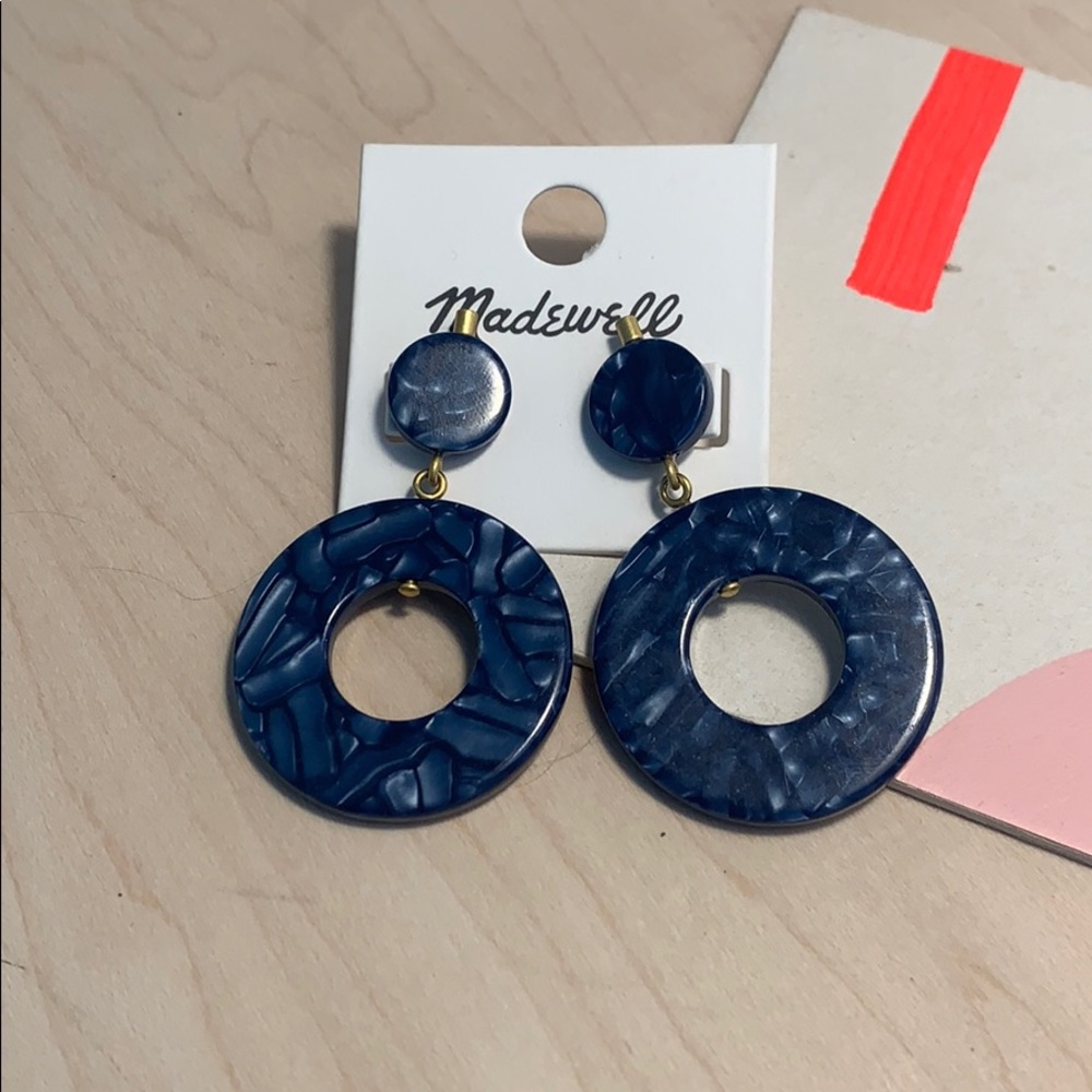 Madewell circle statement earrings